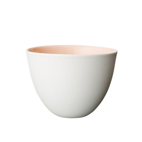 IVY MUSE NEST STAND + POT, COPPER & PEACH EGGSHELL