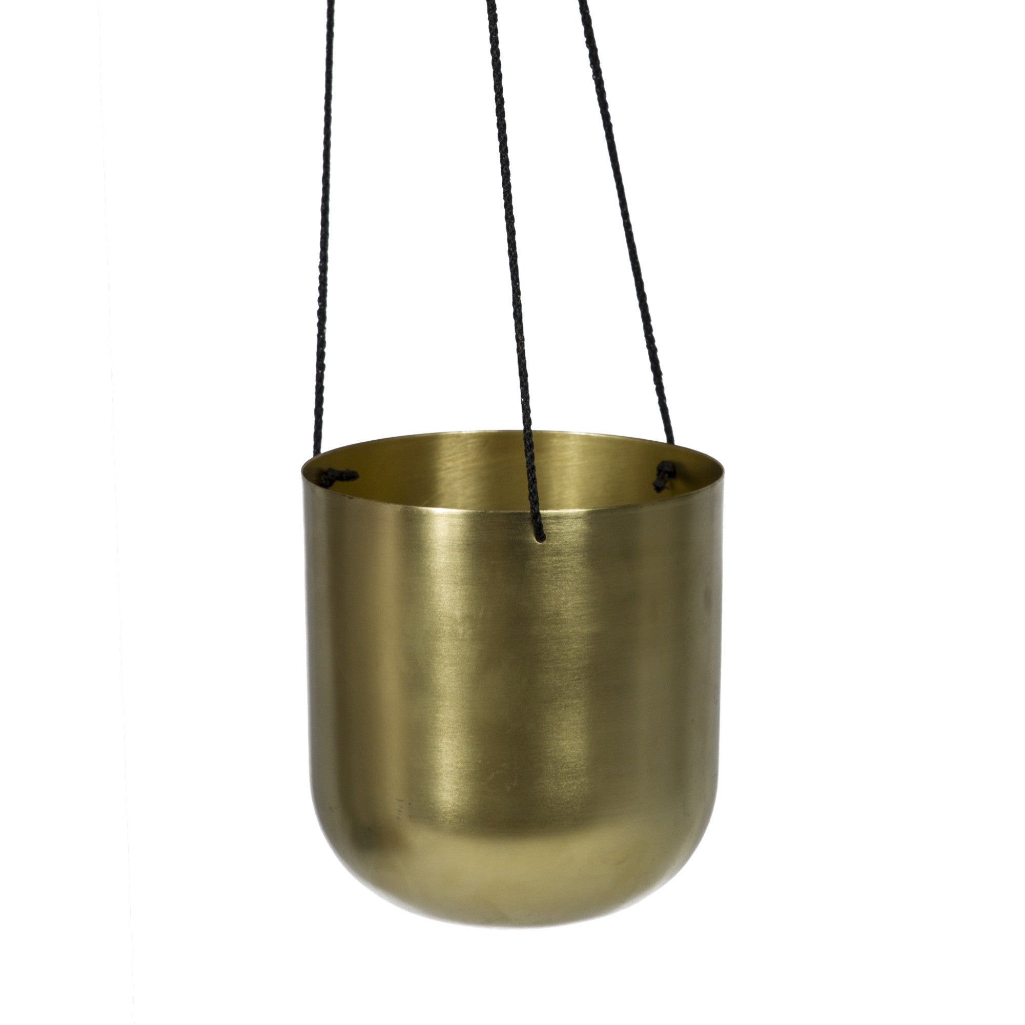 BRASS HANGING PLANTER