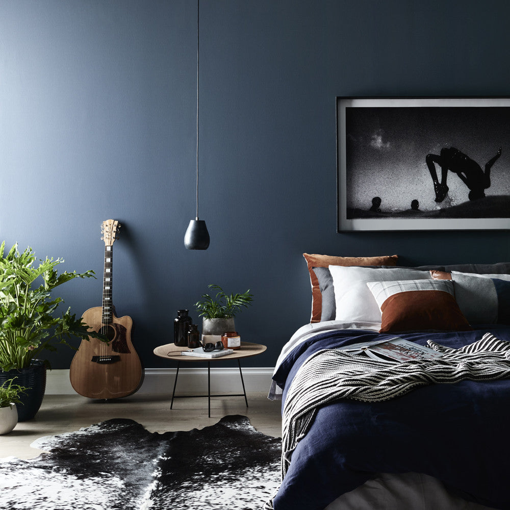 CHARCOAL CASHMERE EURO COVER