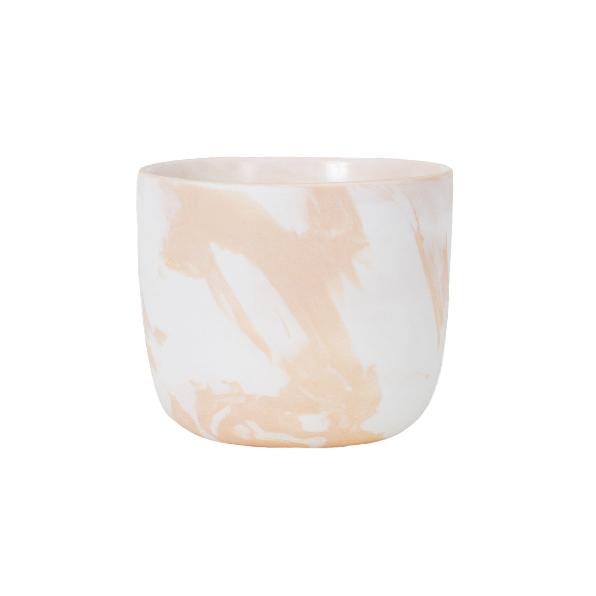 PEACH CERAMIC PLANTER