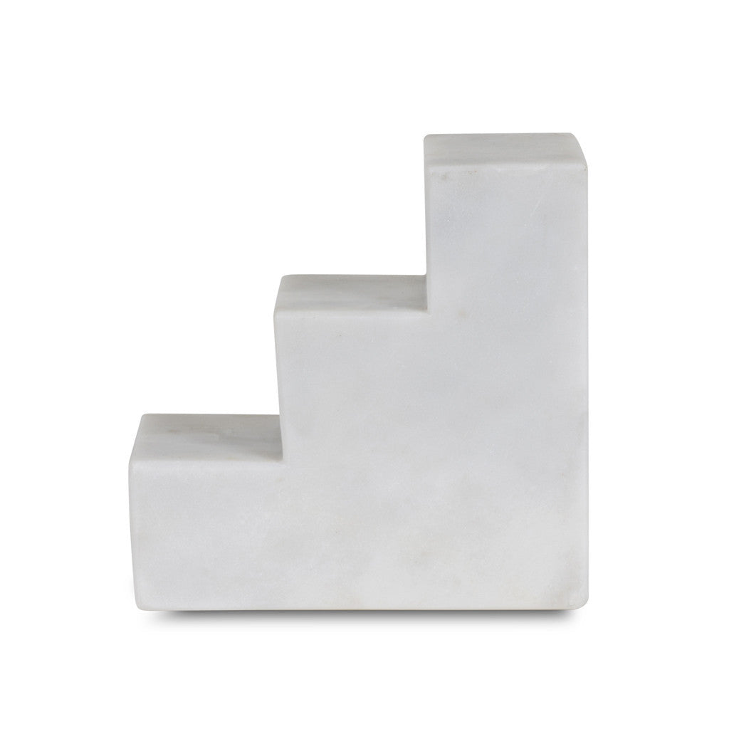 MARBLE STEP BOOKEND