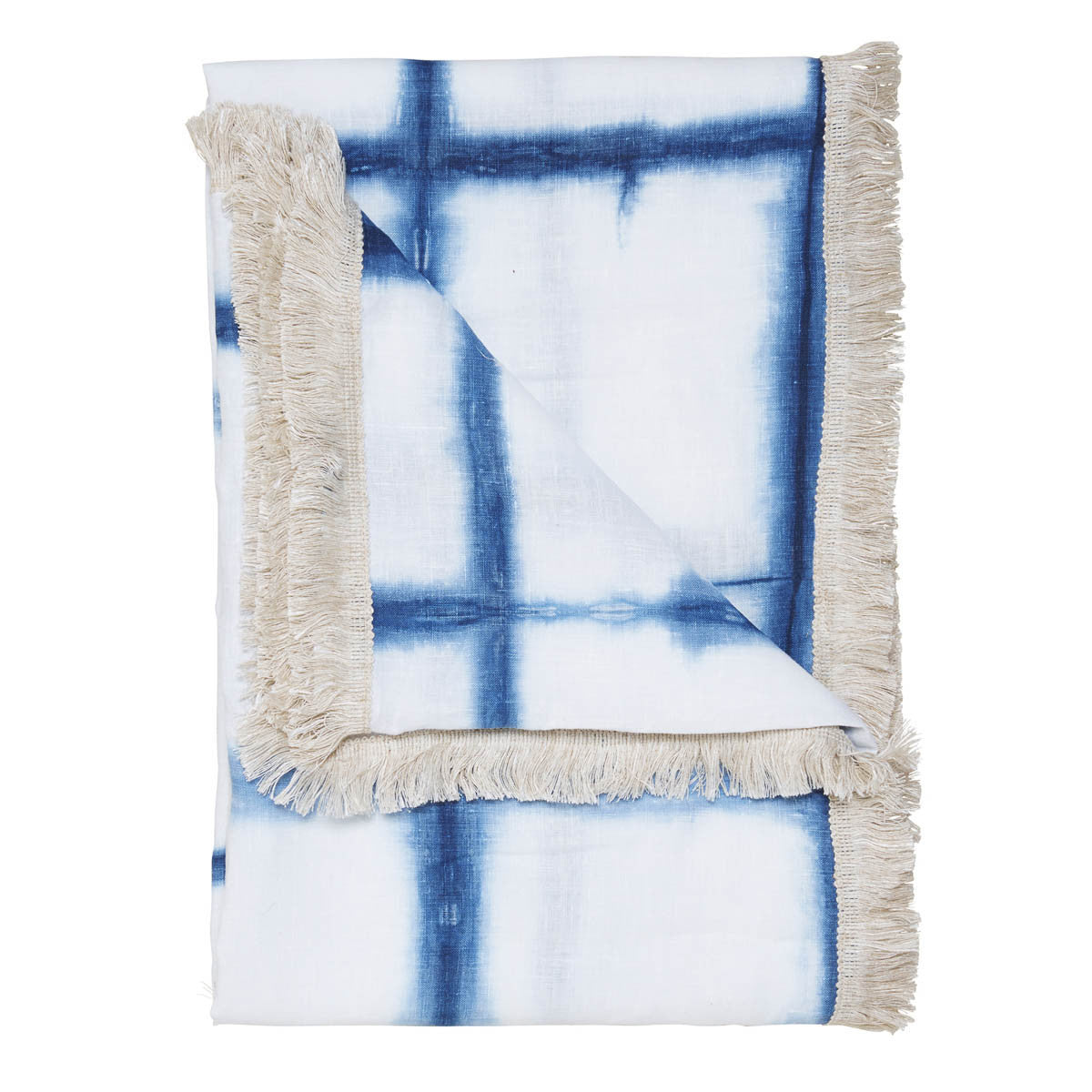 SHIBORI LINEN THROW