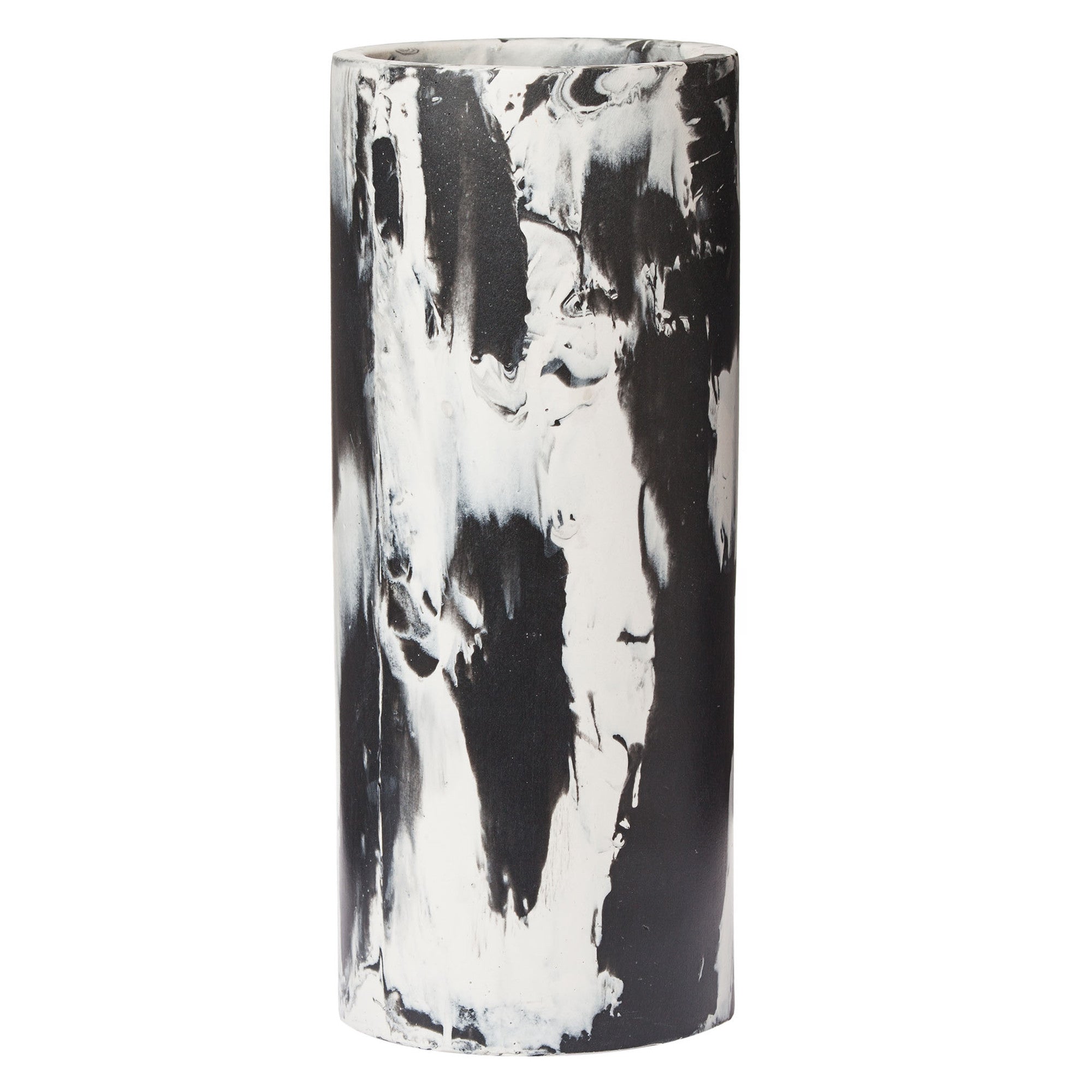 CLOUD MONOCHROME WATERCOLOUR VASE